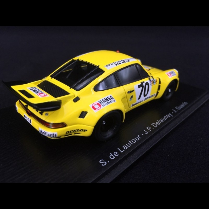 Porsche 911 Carrera RSR 3.0 n° 70 Le Mans 1977 1/43 Spark S7512