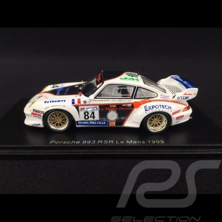 Porsche 911 RSR typ 993 n° 84 Perspective Racing Le Mans 1999 1/43 Spark S4449