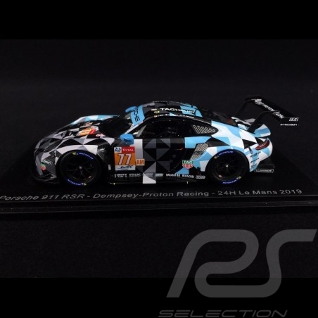 Porsche 911 RSR typ 991 n° 77 Dempsey-Proton Racing Le Mans 2019 1/43 Spark S7943