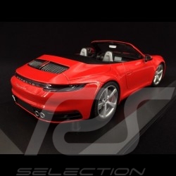 Porsche 911 typ 992 Carrera 4S Cabriolet 2019 Indischrot 1/43 Minichamps 155067331