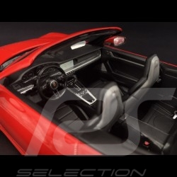 Porsche 911 typ 992 Carrera 4S Cabriolet 2019 Indischrot 1/43 Minichamps 155067331