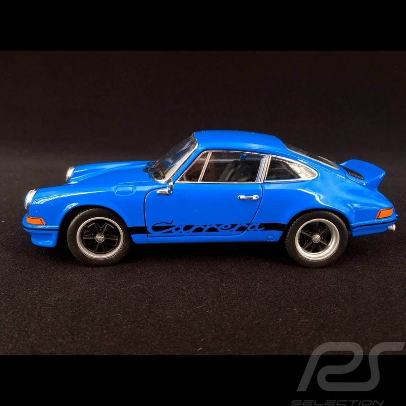 Porsche 911 Carrera RS 2.7 1973 glasurblau / schwarz 1/24 Welly MAP02482318