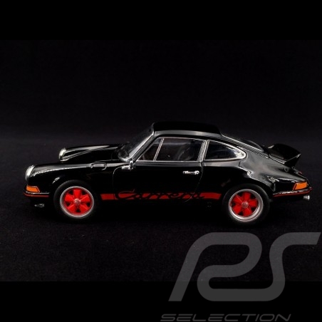 Porsche 911 Carrera RS 2.7 1973 black / red 1/24 Welly MAP02482418