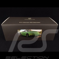 Porsche 911 type 992 Carrera 4S Cabriolet 2019 vert lézard 1/18 Minichamps WAP0211730LM6B lizard green Lizardgrün 