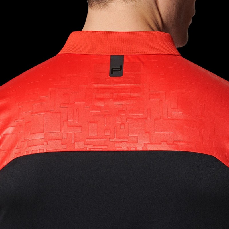 Porsche Design Polo shirt Performance Red / Black Porsche Design ...