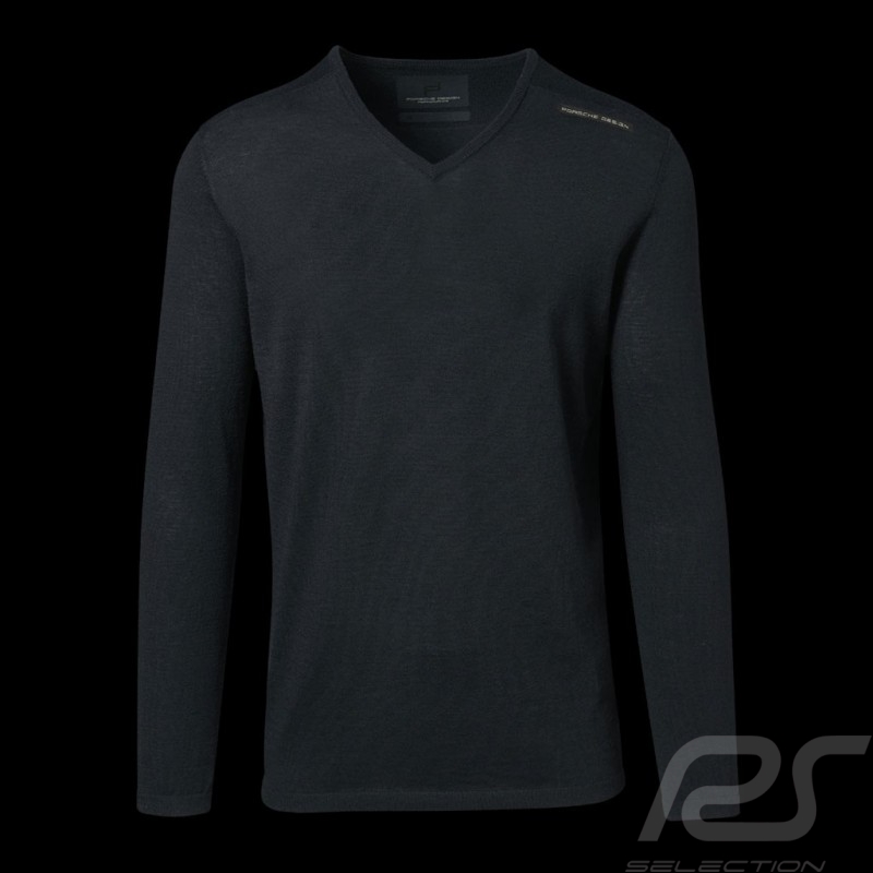 Pull Porsche Design Performance noir Porsche Design Merino Wool Top Sweater pullover homme