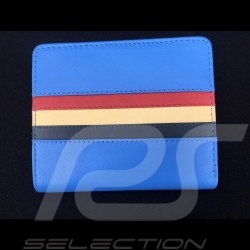 Gulf Geldbeutel Brieftasche und Kartenhalter Cobalt blau Leder