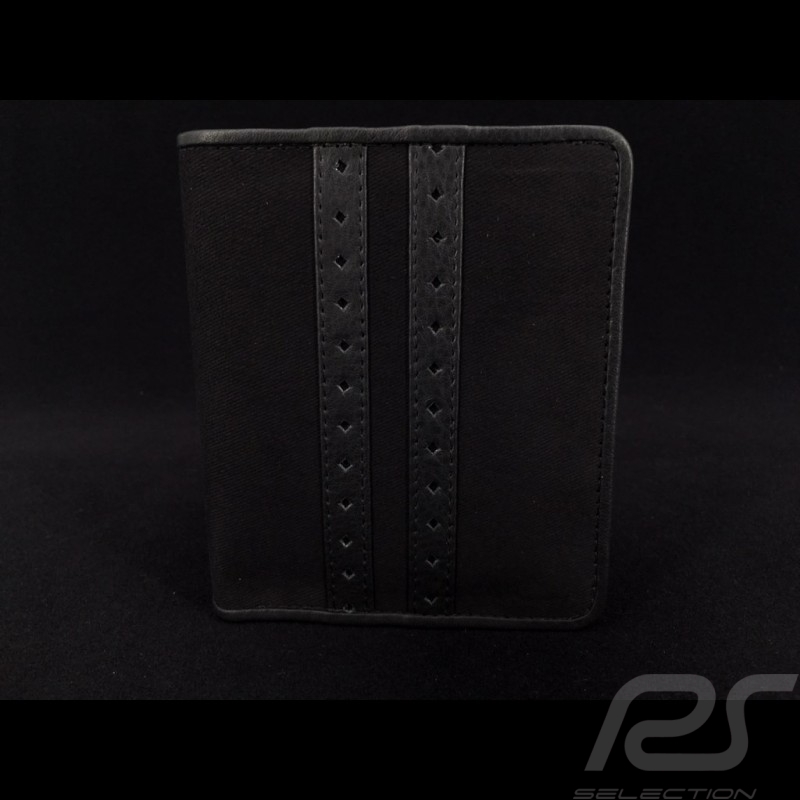 Portefeuille Gulf racing Porte monnaie et porte cartes Cuir noir wallet Geldbeutel 