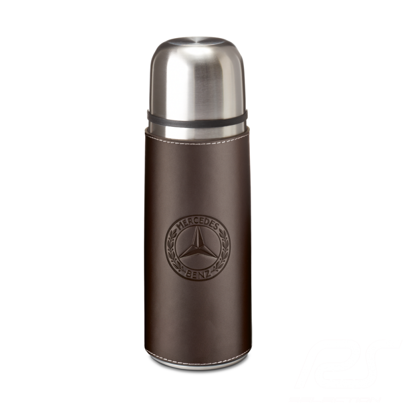 Bouteille Thermos Mercedes Classic Isotherme Acier Etui cuir Mercedes-Benz B66041494 Flask Kanne