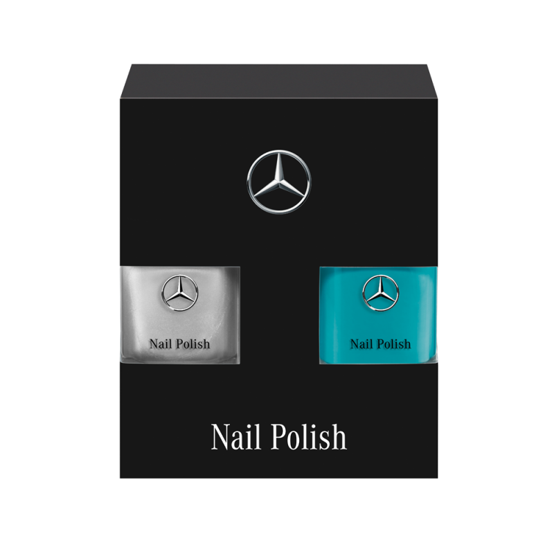 Mercedes Nail varnish Set 2 colours green and Silver by LCN Mercedes-Benz B67996159