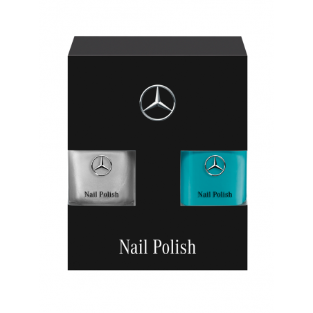 Vernis à ongles Mercedes 2 couleurs Vert et argent par LCN Mercedes-Benz B67996159 BNails varnish nagellack