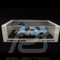 Ford GT40 Mk I n° 9 Gulf Sieger Le Mans 1968 1/43 Spark 43LM68