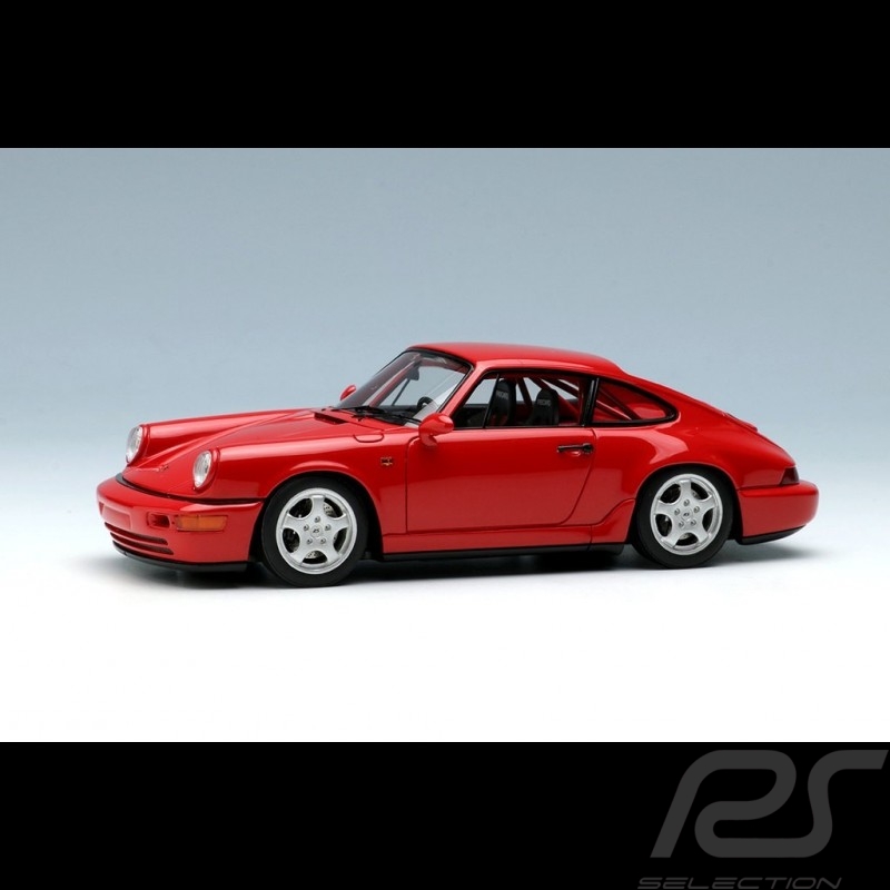 Porsche 911 type 964 Carrera RS NGT 1992 Rouge indien 1/43 Make Up Vision VM142E Guards red Indischrot 