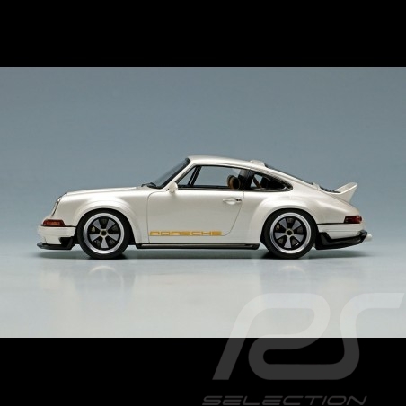 Singer DLS Porsche 911 type 964 Blanc perle nacré 1/43 Make Up Eidolon EM427A White pearl Perle weiße