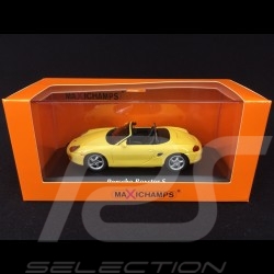 Porsche Boxster S 1999 jaune 1/43 Minichamps 940068030
