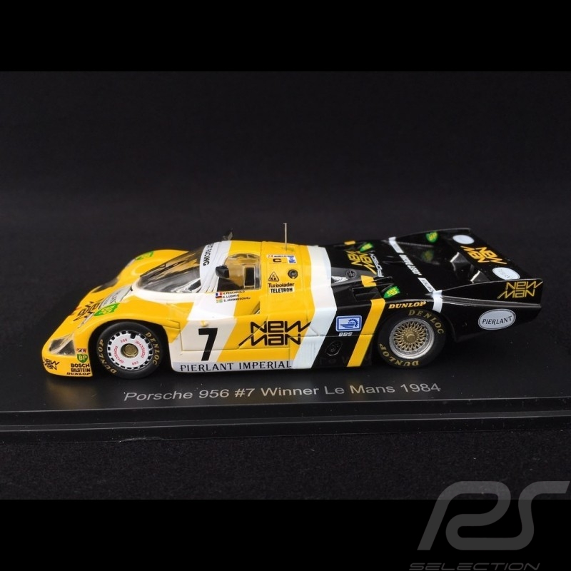 Porsche 956 Sieger Le Mans 1984 n° 7 Newman 1/43 Spark Diecast