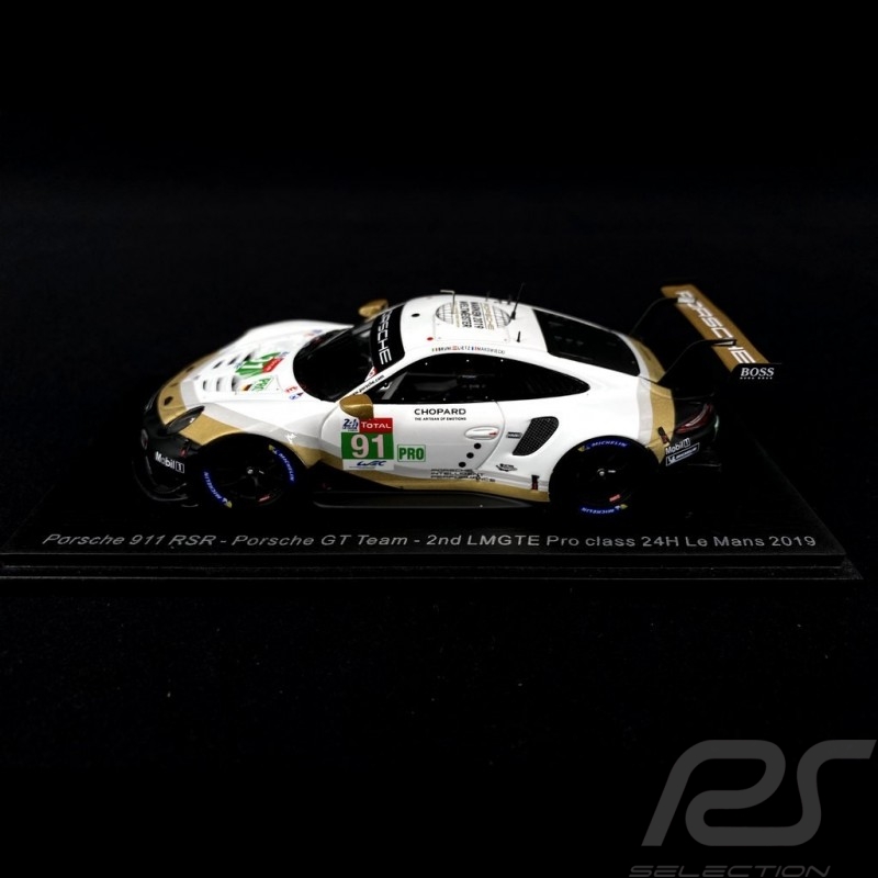 Porsche 911 RSR typ 991 24h Le Mans 2019 n° 91 Porsche GT Team 1/43 Spark S7936