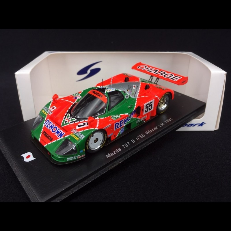 Mazda 787 B n° 55 Winner Le Mans 1991 1/43 Spark 43LM91