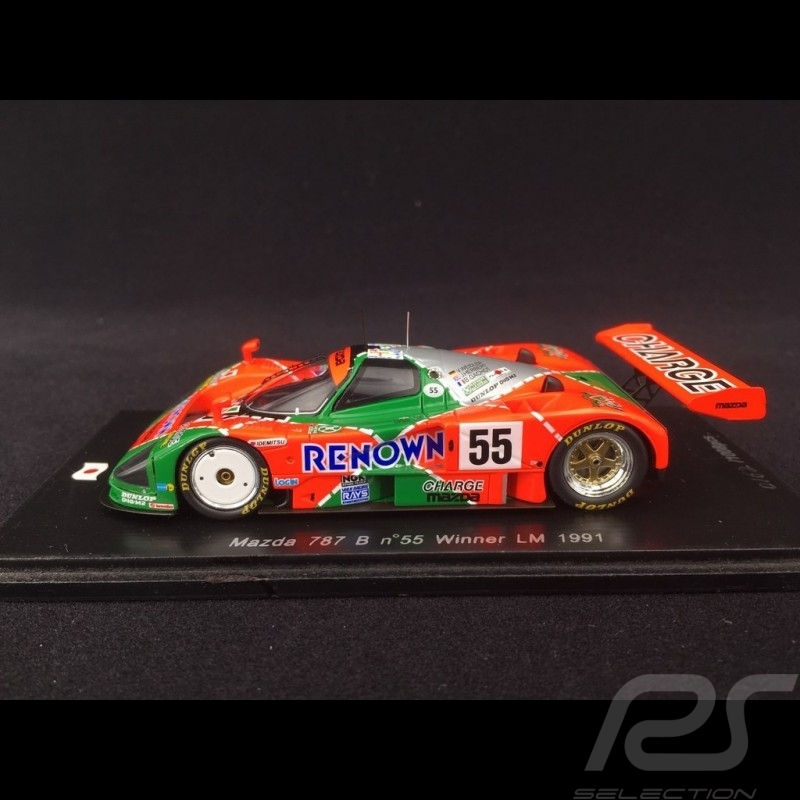 Mazda 787 B n° 55 Sieger Le Mans 1991 1/43 Spark 43LM91
