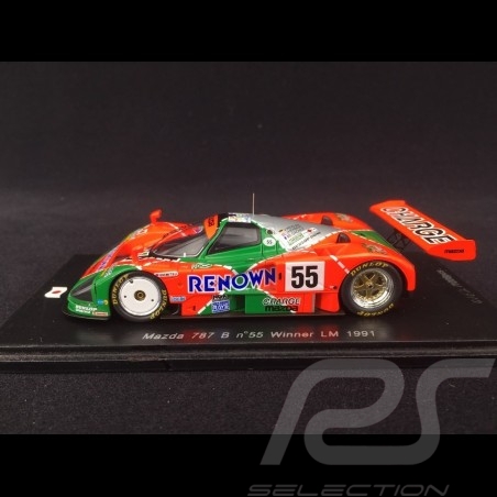 Mazda 787 B n° 55 Winner Le Mans 1991 1/43 Spark 43LM91
