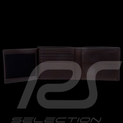 Porsche Design wallet H10 credit card holder 3 flaps Urban Courier Dark brown leather Porsche Design 4090002696