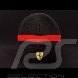 Bonnet Ferrari noir / bande rouge
