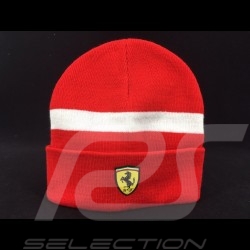 Ferrari beanie red / white stripe