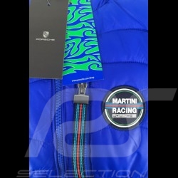 Veste Jacket Jacke Porsche Martini Racing Collection 917 Réversible matelassée Bleu cobalt / Vert  WAP558LMRH - femme