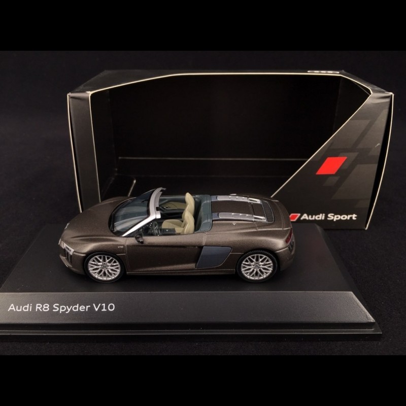 AUDI R8 SPYDER V10 Type 4S 2015-18 Marron Argus Marron Métal Mat 1:43 Herpa EUR 24,50 - FR