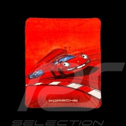 Porsche blanket for Kids light, soft and resistant Red Porsche WAP0401000LKID
