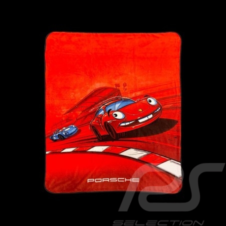 Porsche Kuscheldecke für Kinder leicht, süß und widerstandsfähig Rot Porsche WAP0401000LKID