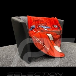 Porsche blanket for Kids light, soft and resistant Red Porsche WAP0401000LKID