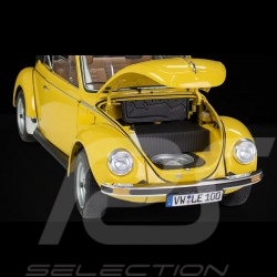 Maquette VW Volkswagen Coccinelle Beetle Käfer / Cox 1303 cabriolet 1976 en métal jaune soleil 1/8 kit sunny yellow sonnengelb