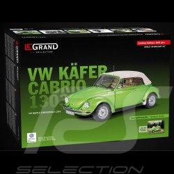 Maquette VW Volkswagen Coccinelle Beetle Käfer / Cox 1303 cabriolet 1976 en métal vert vipère 1/8 kit viper green viperngrünm 