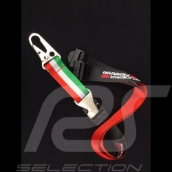 Porte-clés Ferrari lanière rouge