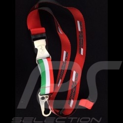 Porte-clés Ferrari lanière rouge