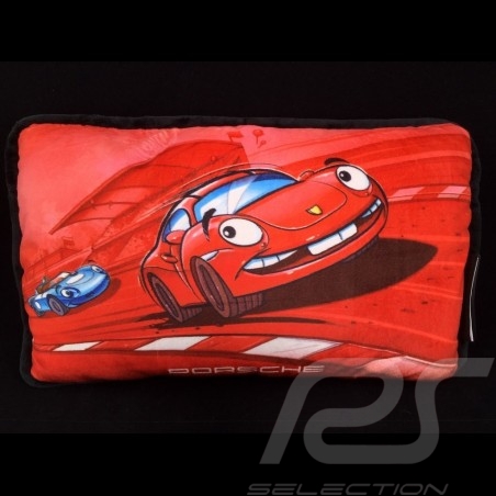 Coussin enfant léger doux et résistant rouge Porsche WAP0401010LKID Cushion Kissen