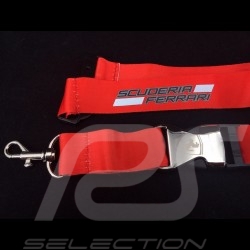 Porte-clés Ferrari lanière rouge