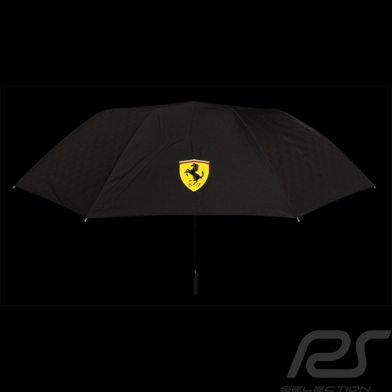 Parapluie Ferrari motif carbone noir
