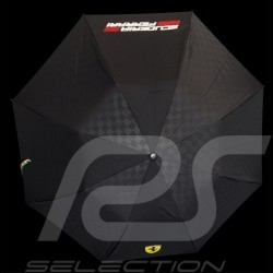 Parapluie Ferrari motif carbone noir