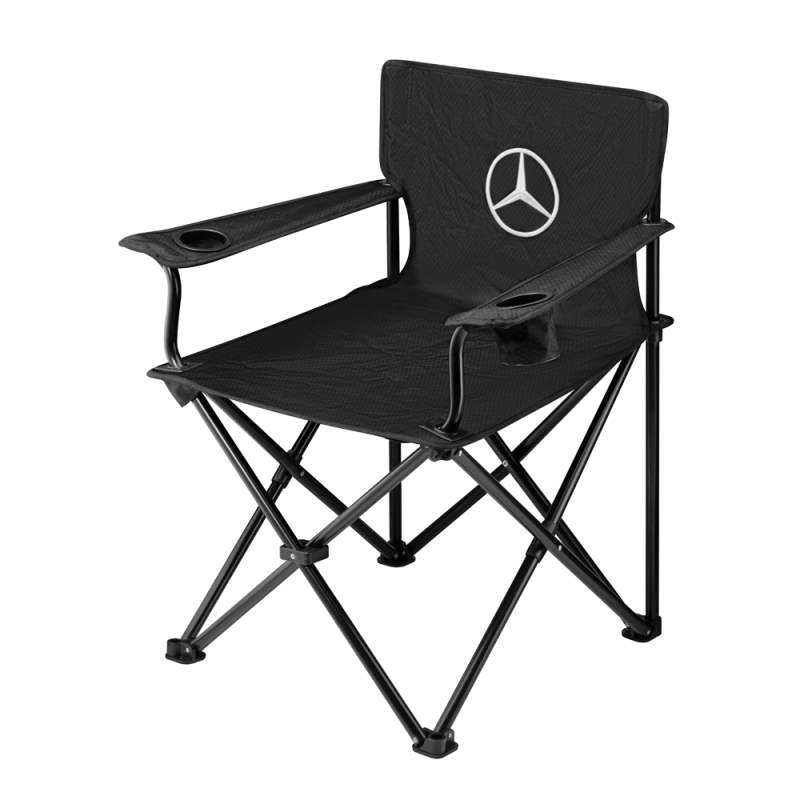 ディレクターチェア　Mercedes Benz Mercedes Collapsible chair Black Fabric cover Mercedes-Benz B67871621