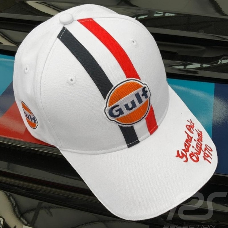Cap Gulf Vintage Grand Prix 1970 Weiß / blau / rot