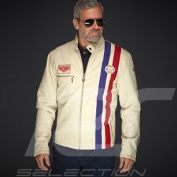 Jacket Gulf Steve Mc Queen Le Mans Roadmaster Cotton Beige - men