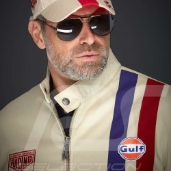 Jacket Gulf Steve Mc Queen Le Mans Roadmaster Cotton Beige - men