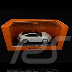 Porsche 911 type 997 Targa 2006 blanc 1/43 Minichamps 940066160