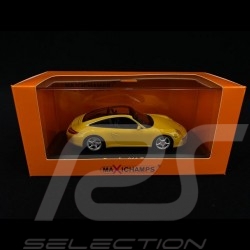 Porsche 911 type 997 Targa 2006 yellow 1/43 Minichamps 940066161