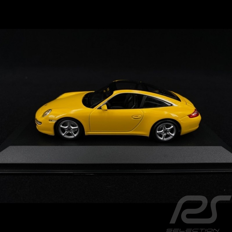 Porsche 911 typ 997 Targa 2006 gelb 1/43 Minichamps 940066161