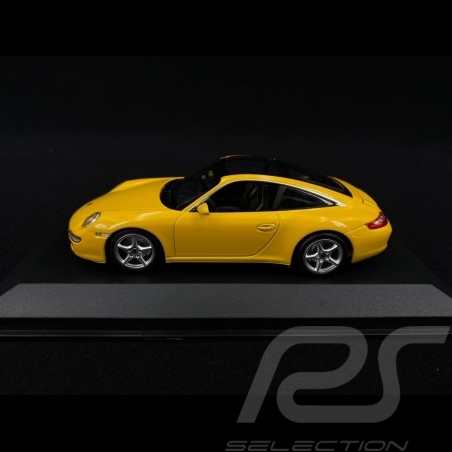 Porsche 911 type 997 Targa 2006 jaune 1/43 Minichamps 940066161