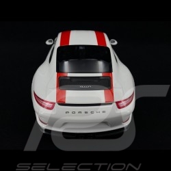 Porsche 911 R typ 991 weiß / rot 1/12 Minichamps 125066320