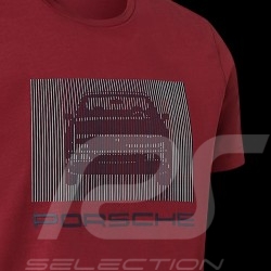 Porsche T-shirt 924 Collection Bordeaux red Porsche Design WAP440L924 - men